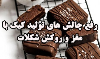 رفع چالش های تولید کیک با مغز و روکش شکلات