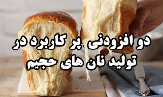دو افزودنی  پر کاربرد در تولید نان های حجیم