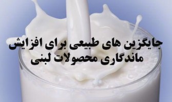 فرمولاسیون جایگزین‌های طبیعی برای بهبود ماندگاری محصولات لبنی بدون استفاده از مواد نگهدارنده مصنوعی