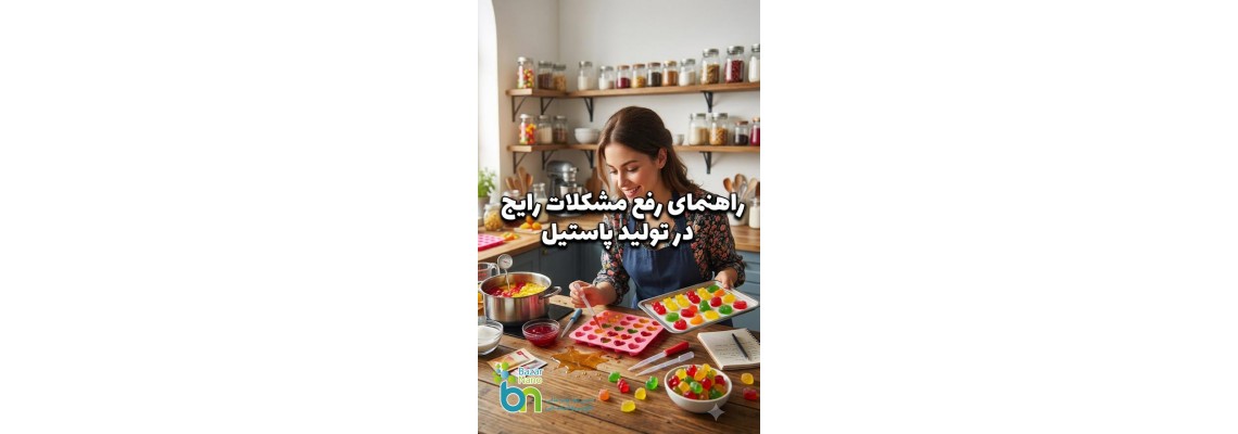 راهنمای رفع مشکلات رایج در تولید پاستیل راهنمای رفع مشکلات رایج در تولید پاستیل