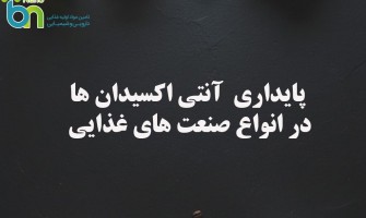 نحوه پایدارسازی آنتی‌اکسیدان‌ها در انواع محصولات غذایی