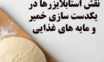 نقش استابلایزرها در یکدست کردن خمیرها و مایه‌های غذایی