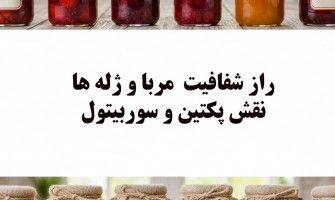 راز شفافیت ژله و مربا: نقش پکتین و سوربیتول در کیفیت نهایی