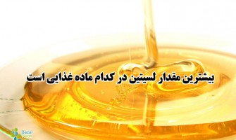 بیشترین مقدار لسیتین در کدام مواد غذایی است؟